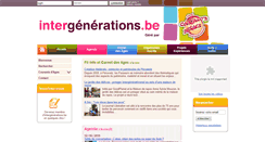 Desktop Screenshot of intergeneration.be